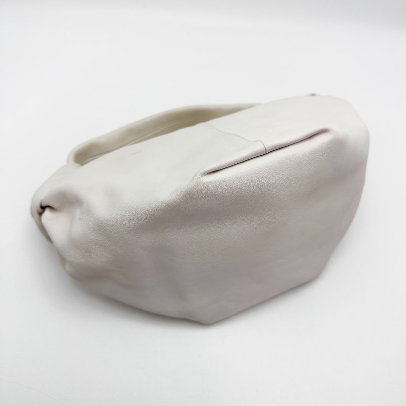 BV knot double白色雙結 手提雲朵餃子包 27*15*15 98新配件塵袋-4