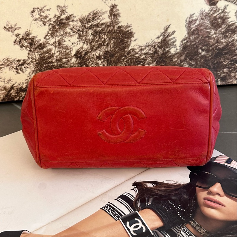 💗MYMluxurybag💗 Chanel 23cm 全皮 輕巧肩背袋 手提袋-7