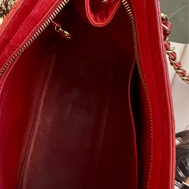 💗MYMluxurybag💗 Chanel 23cm 全皮 輕巧肩背袋 手提袋-10