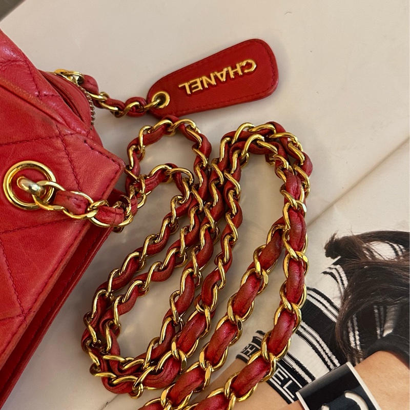 💗MYMluxurybag💗 Chanel 23cm 全皮 輕巧肩背袋 手提袋-17