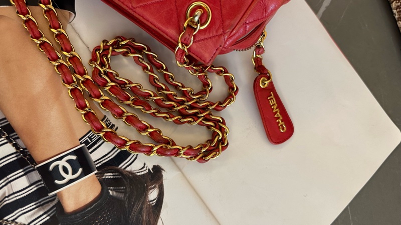 💗MYMluxurybag💗 Chanel 23cm 全皮 輕巧肩背袋 手提袋-18