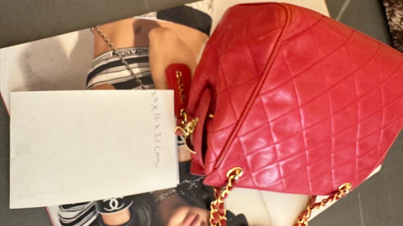 💗MYMluxurybag💗 Chanel 23cm 全皮 輕巧肩背袋 手提袋-19