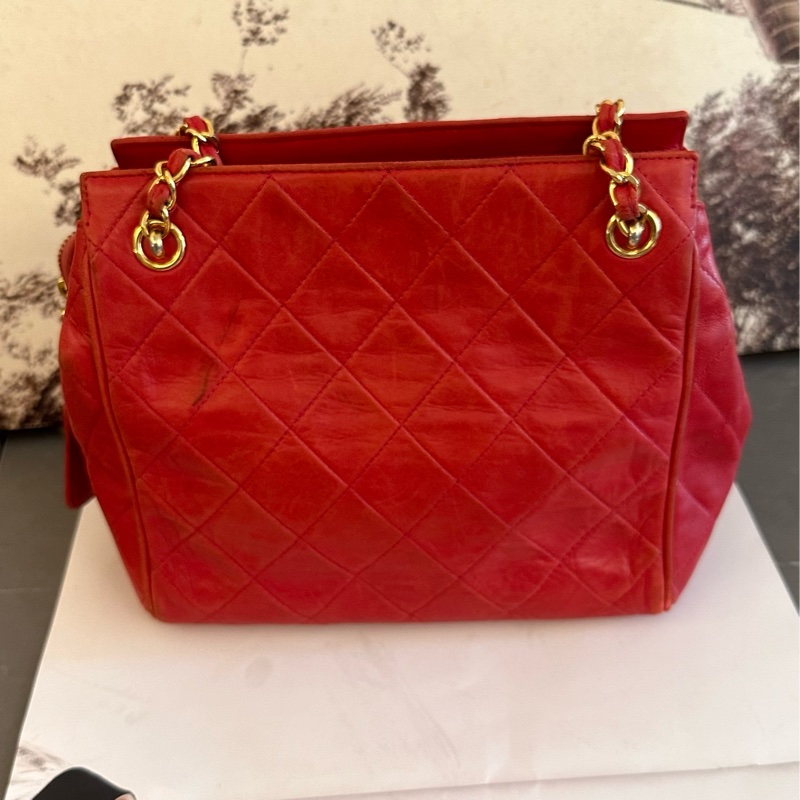 💗MYMluxurybag💗 Chanel 23cm 全皮 輕巧肩背袋 手提袋-20