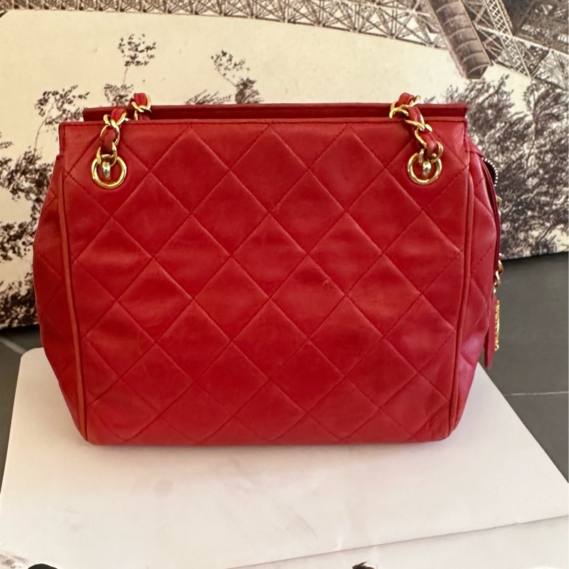 💗MYMluxurybag💗 Chanel 23cm 全皮 輕巧肩背袋 手提袋-21