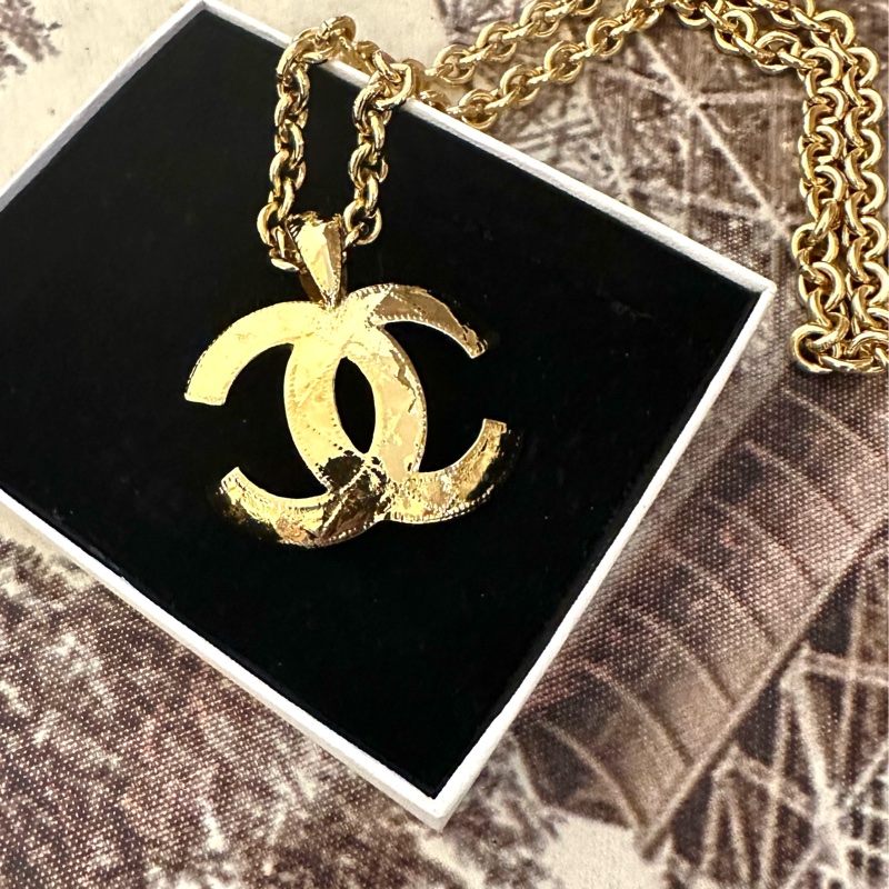 💗MYMluxurybag💗 Chanel 稀有 古董金頸鏈-2