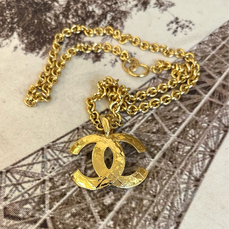 💗MYMluxurybag💗 Chanel 稀有 古董金頸鏈-4