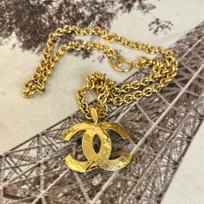💗MYMluxurybag💗 Chanel 稀有 古董金頸鏈-5