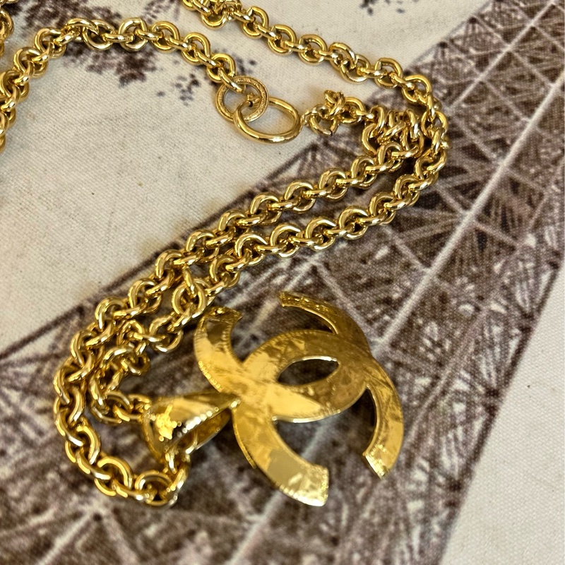 💗MYMluxurybag💗 Chanel 稀有 古董金頸鏈-6