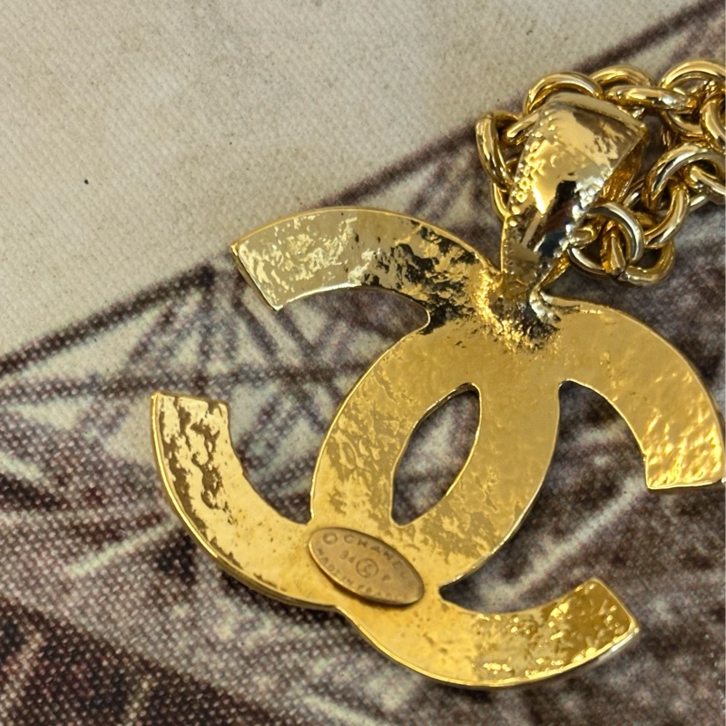 💗MYMluxurybag💗 Chanel 稀有 古董金頸鏈-8