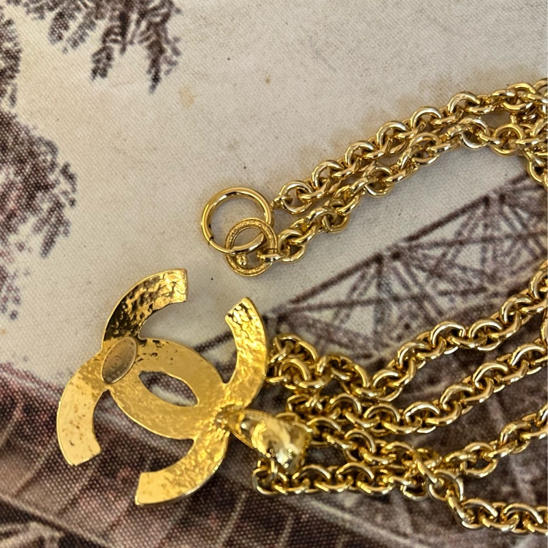 💗MYMluxurybag💗 Chanel 稀有 古董金頸鏈-10