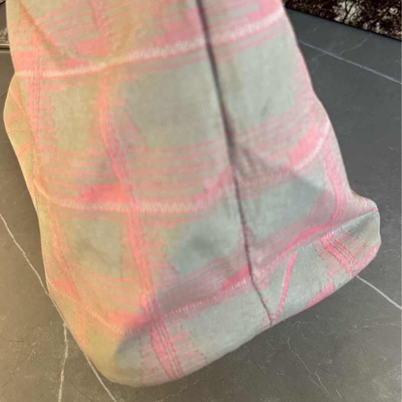 ♦️MYMluxurybag♦️ Chanel 42 cm 稀有 雙色 布袋 肩背袋-8