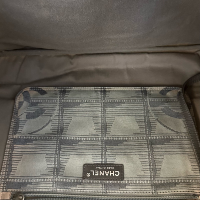 ♦️MYMluxurybag♦️ Chanel 42 cm 稀有 雙色 布袋 肩背袋-26