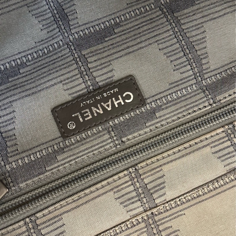 ♦️MYMluxurybag♦️ Chanel 42 cm 稀有 雙色 布袋 肩背袋-28