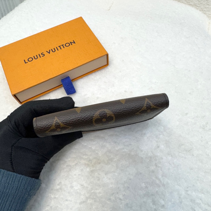 LV路易威登 Victorine短夾 Monogram老花拚色三折短夾 金釦零錢短夾 M81557-5