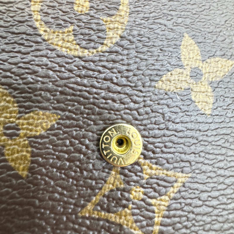 LV路易威登 Victorine短夾 Monogram老花拚色三折短夾 金釦零錢短夾 M81557-10