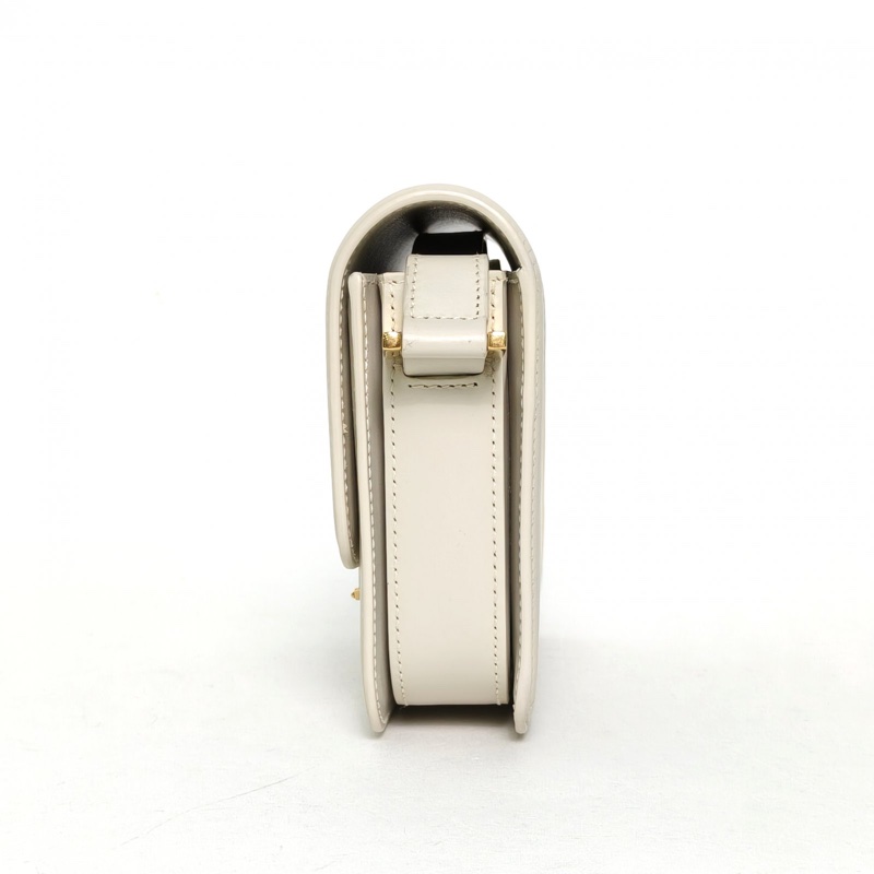 SAINT LAURENT SolferinoBox小號19米白色牛皮金扣-1