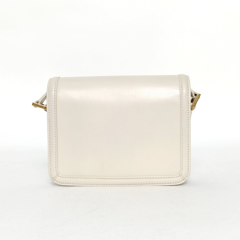 SAINT LAURENT SolferinoBox小號19米白色牛皮金扣-2