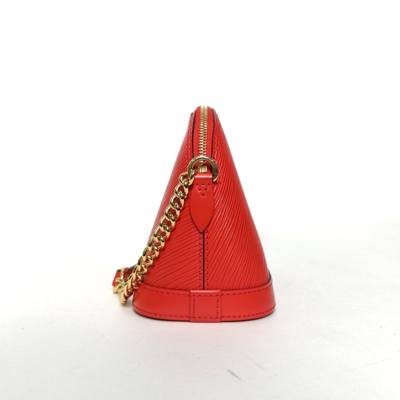 LOUIS VUITTON ALMA貝殼包Mini21紅色EPI水波紋牛皮2019-1