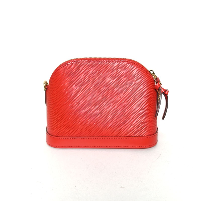 LOUIS VUITTON ALMA貝殼包Mini21紅色EPI水波紋牛皮2019-2