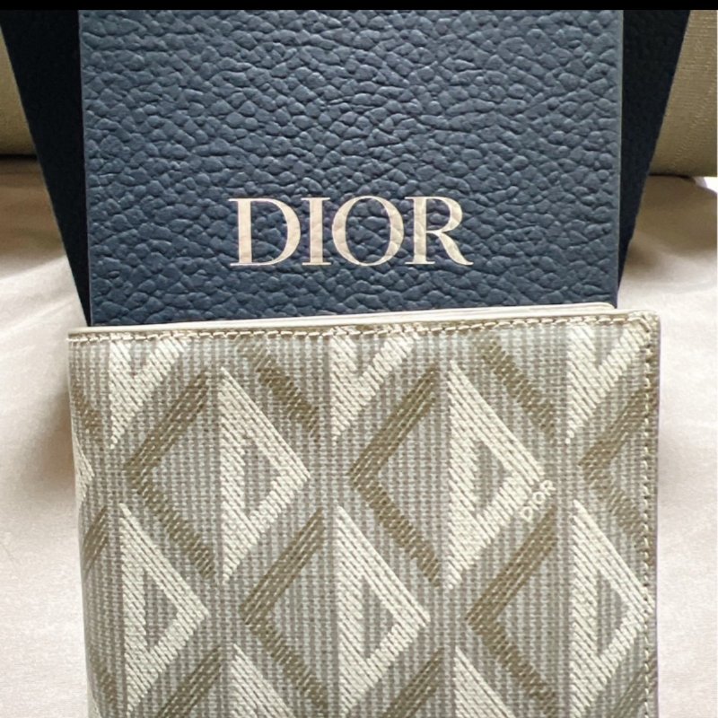 DIOR 迪奧短夾,大象灰 原價22000-6