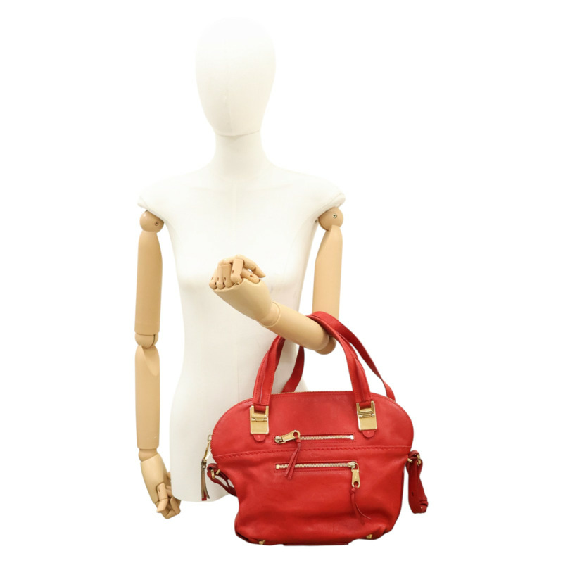 紅色 牛皮 兩用包【Chloe 克羅伊】 3S0191-10