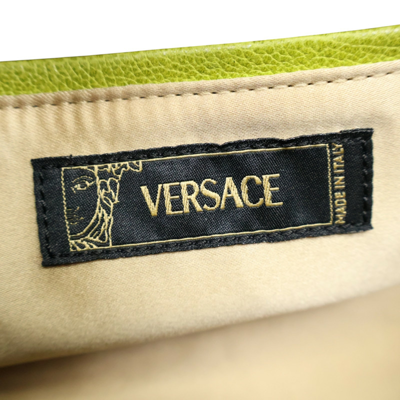 綠色 牛皮 手提包【 VERSACE 凡賽斯 】-6