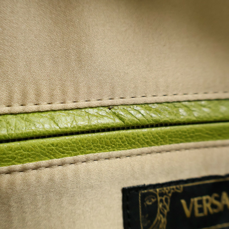 綠色 牛皮 手提包【 VERSACE 凡賽斯 】-16