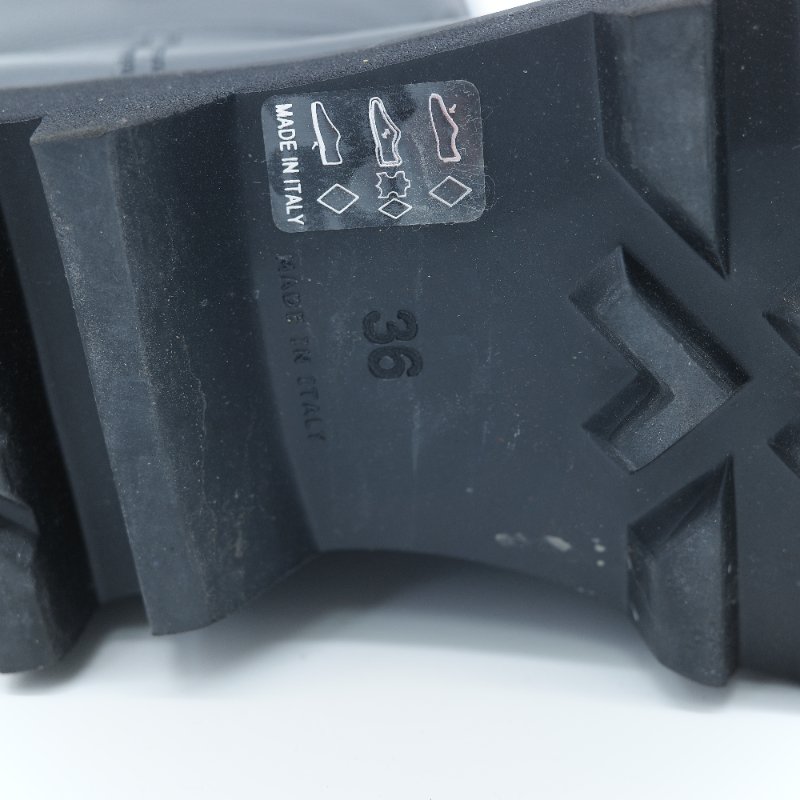 Moncler 蒙克萊 Ginette Rain Boots  黑色橡膠 厚底鋸齒雨靴-6