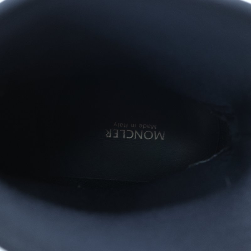 Moncler 蒙克萊 Ginette Rain Boots  黑色橡膠 厚底鋸齒雨靴-9