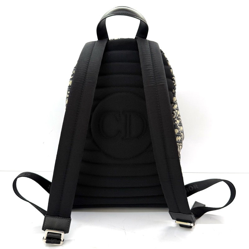 DIOR 迪奧 老花帆布OBLIQUE JACQUARD RIDER後背包-1