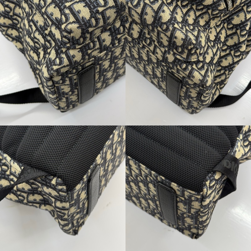 DIOR 迪奧 老花帆布OBLIQUE JACQUARD RIDER後背包-3
