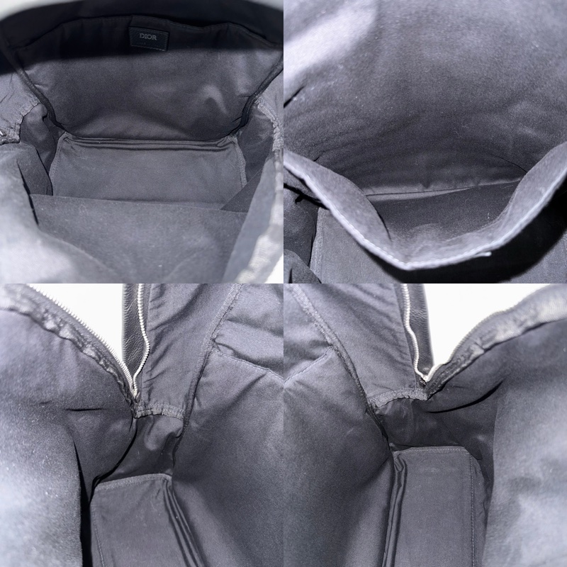 DIOR 迪奧 老花帆布OBLIQUE JACQUARD RIDER後背包-4