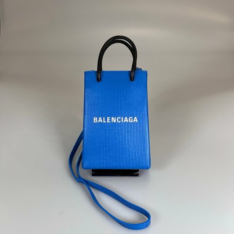 BALENCIAGA  藍拚黑手機包