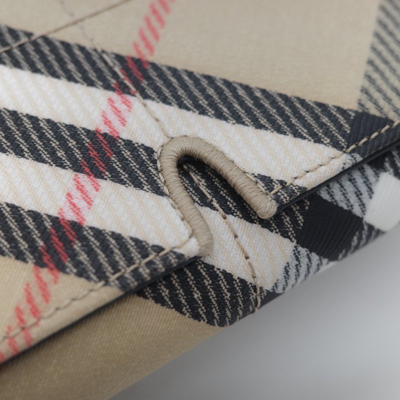 Burberry 博柏利 經典風衣格紋 鏈條包 WOC 斜挎包-11