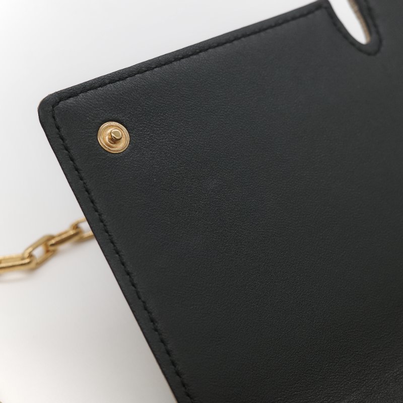 Burberry 博柏利 經典風衣格紋 鏈條包 WOC 斜挎包-19