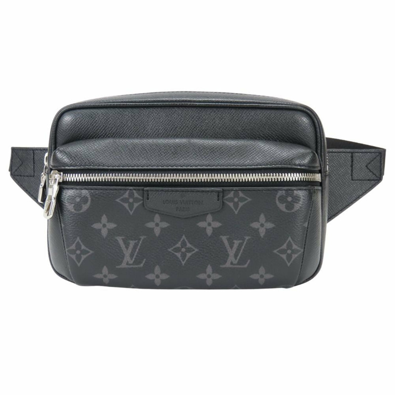 路易威登男士戶外斜背包 M30245 Taiga Monogram Eclipse Noir Taigarama 男士 LOUIS VUITTON-0