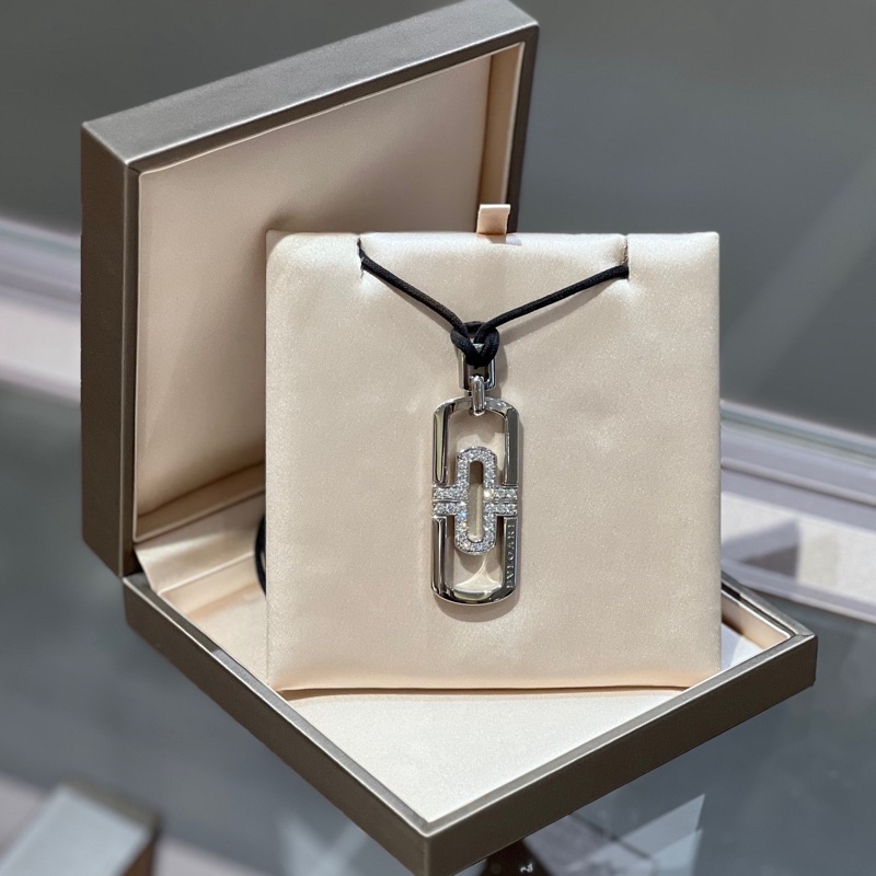 宝格丽BVLGARI PARENTESI系列项链精钢镶嵌钻石-0