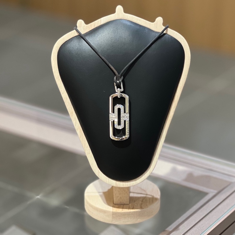宝格丽BVLGARI PARENTESI系列项链精钢镶嵌钻石-3