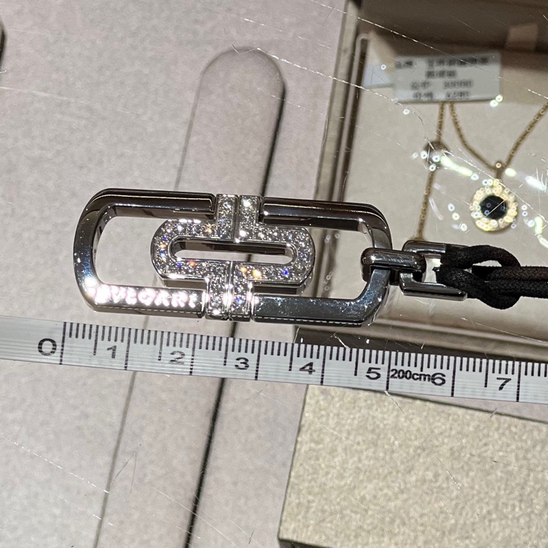 宝格丽BVLGARI PARENTESI系列项链精钢镶嵌钻石-7