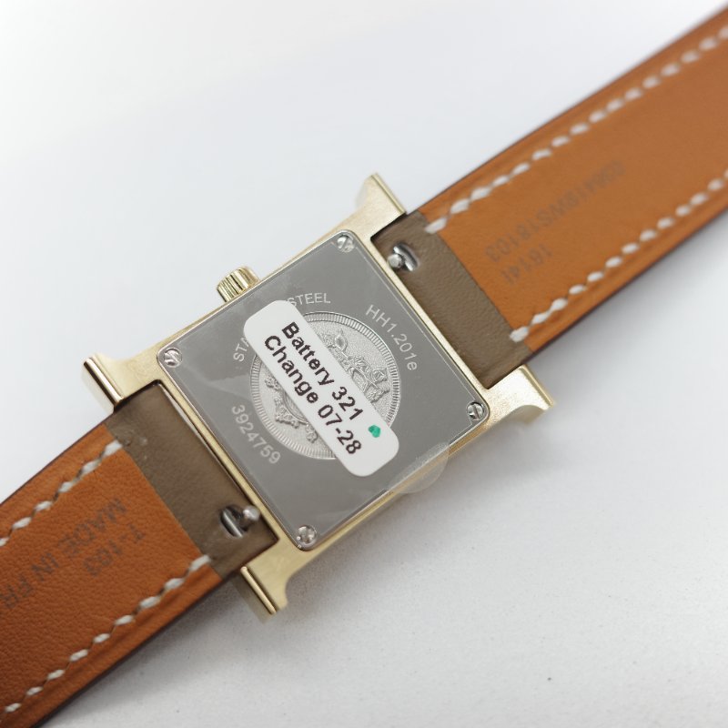 (未使用♥️專櫃 13 萬)Hermès 愛馬仕Heure H 21 mm 石英錶-13