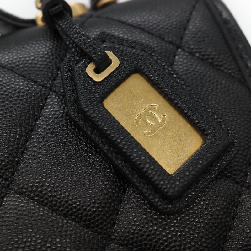 (超級新♥️配件齊)Chanel 香奈兒 22K 荔枝牛皮 郵差CF 鏈條包 手提包-15