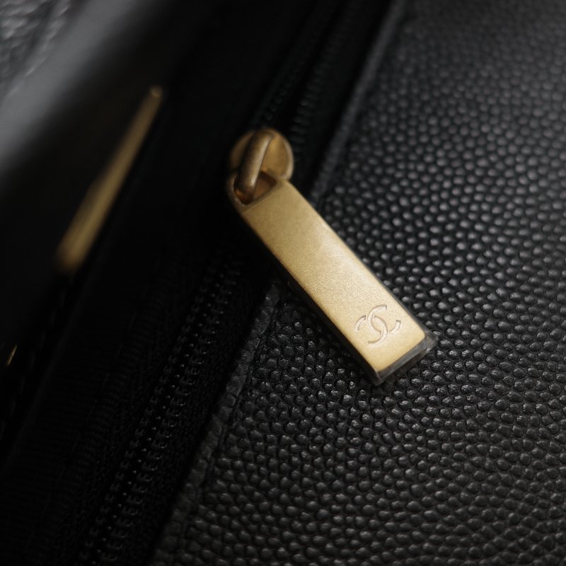 (超級新♥️配件齊)Chanel 香奈兒 22K 荔枝牛皮 郵差CF 鏈條包 手提包-23