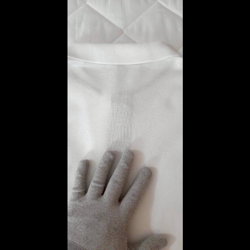 BURBERRY 博柏利 LONDON 戰馬 男白色&經典格紋元素透氣網眼布短袖POLO衫LL-3