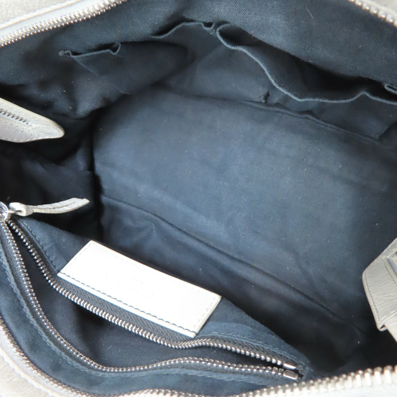 灰色 山羊皮 City Small 兩用包【BALENCIAGA 巴黎世家】 431621-3