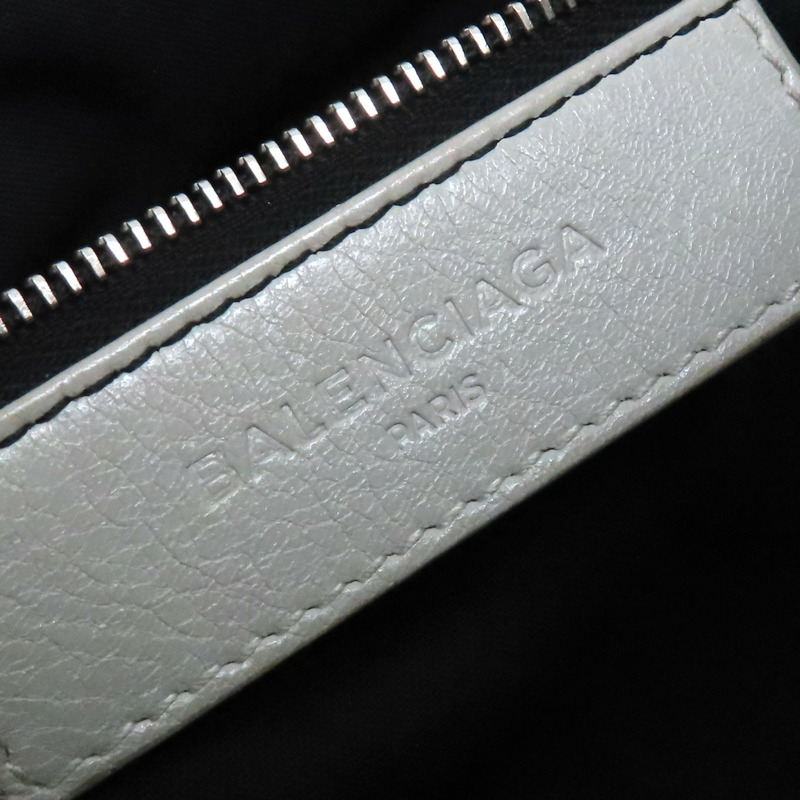 灰色 山羊皮 City Small 兩用包【BALENCIAGA 巴黎世家】 431621-4