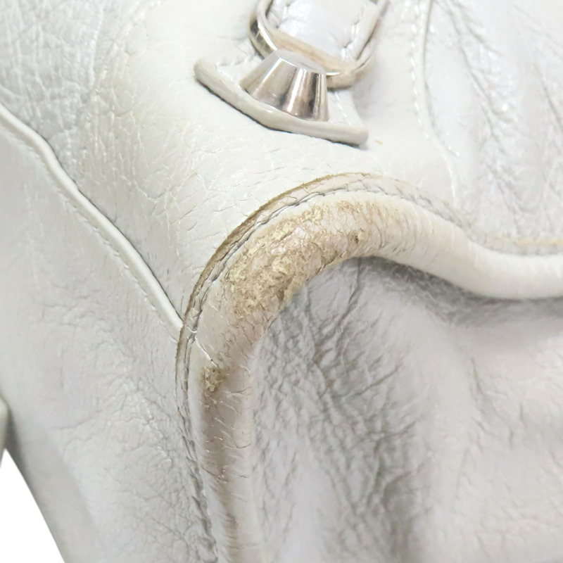 灰色 山羊皮 City Small 兩用包【BALENCIAGA 巴黎世家】 431621-9