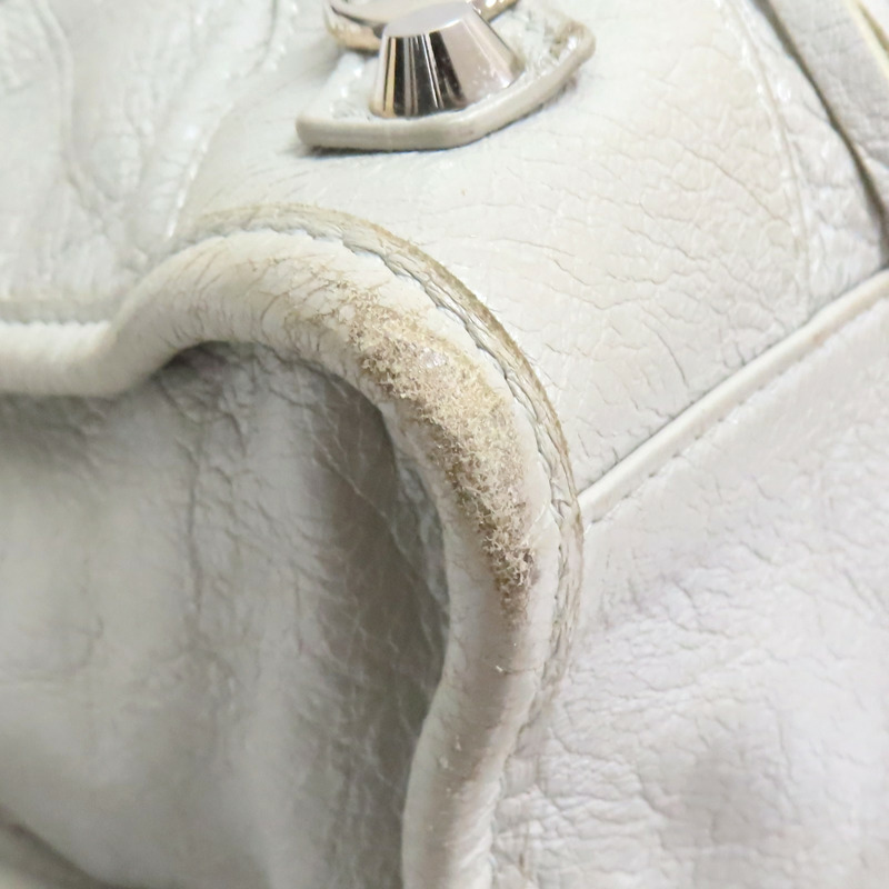 灰色 山羊皮 City Small 兩用包【BALENCIAGA 巴黎世家】 431621-10