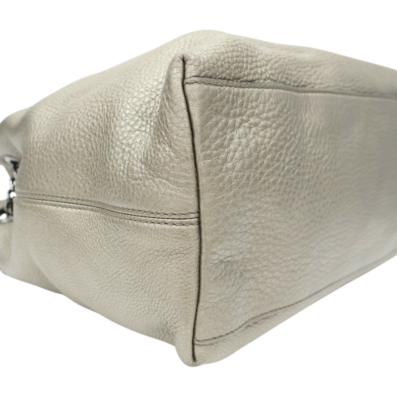 灰色 牛皮 Soho Tote 肩背包【GUCCI 古馳】 308982-10