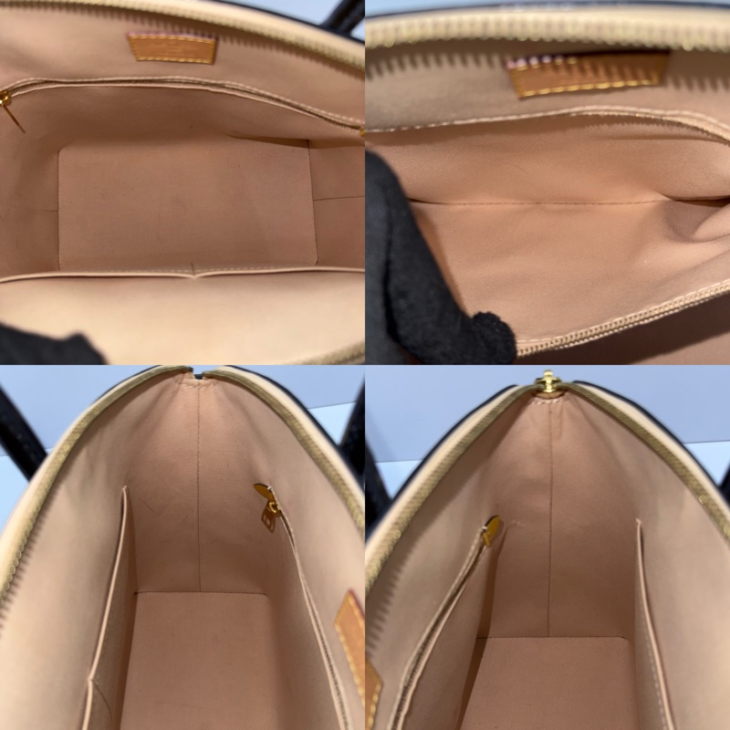 LOUIS VUITTON 路易威登 黃色漆皮LOCKIT 手提包 M90251-5