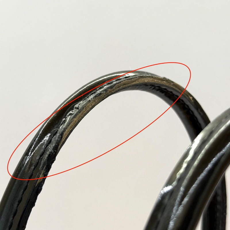 LOUIS VUITTON 路易威登 黃色漆皮LOCKIT 手提包 M90251-7